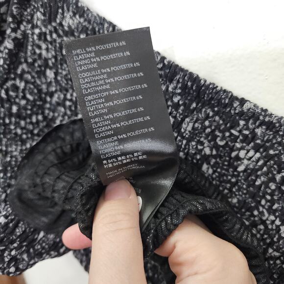 Anthropologie Aurelia Smocked Top Floral Sz Large Balloon Short Sleeves Stretch - Picture 8 of 8